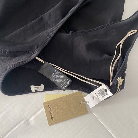 Aritzia Wilfred Free Whistle Dress Black Size Large NWT - Picture 6 of 6